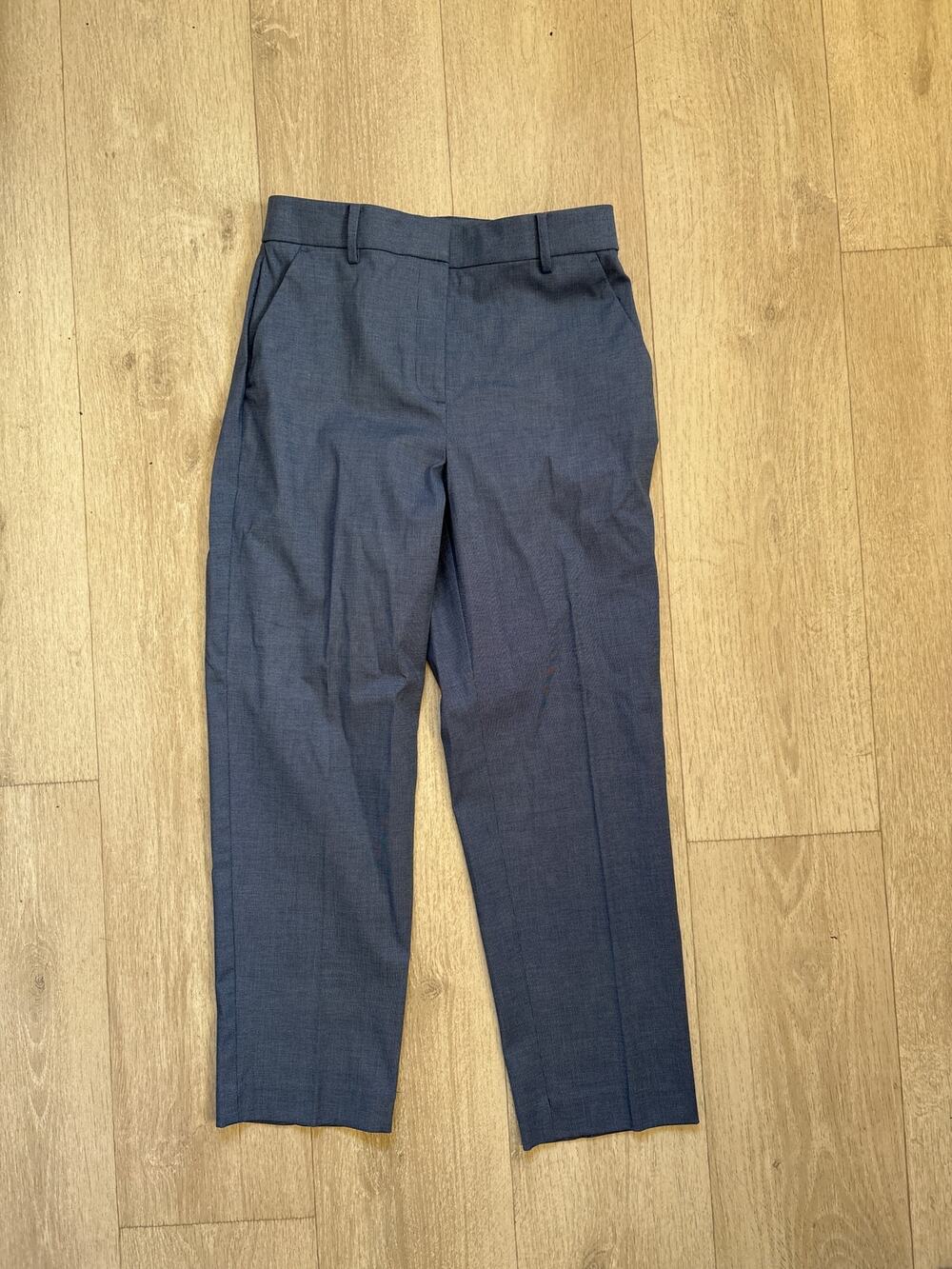 LOFT Blue “The Perfect Straight Curvy” Pants, Size 4?